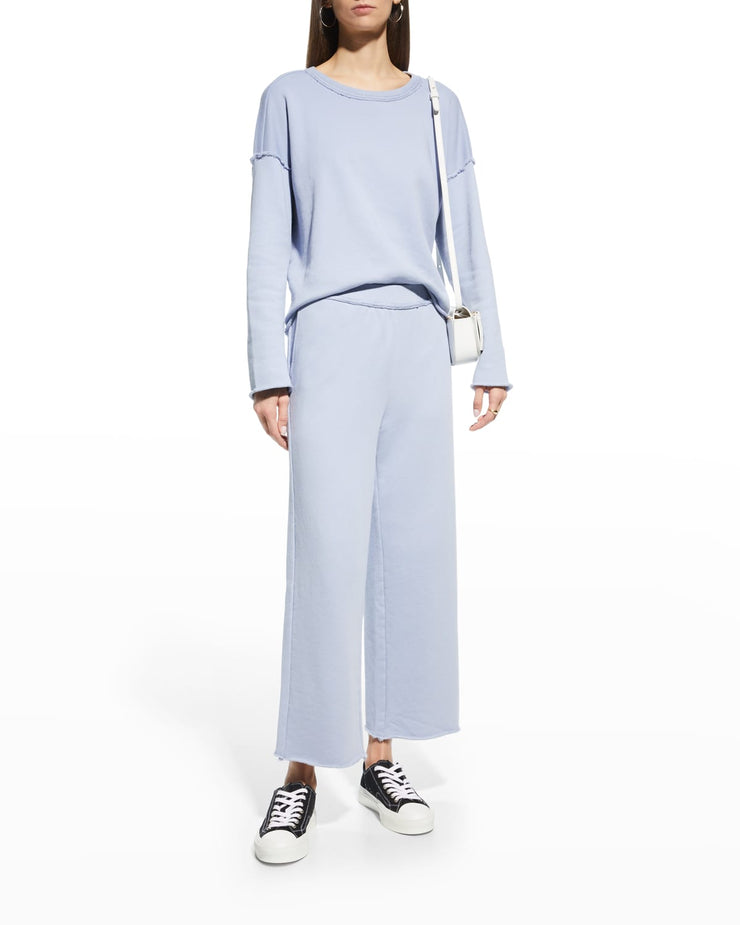Eileen Fisher Organic Cotton French Terry Straight Pant