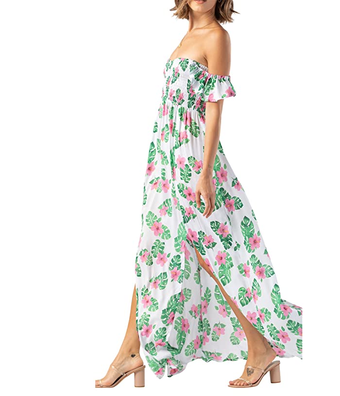Tiare Hawaii Hollie Tie Dye Cover Up Maxi Dress, One Size