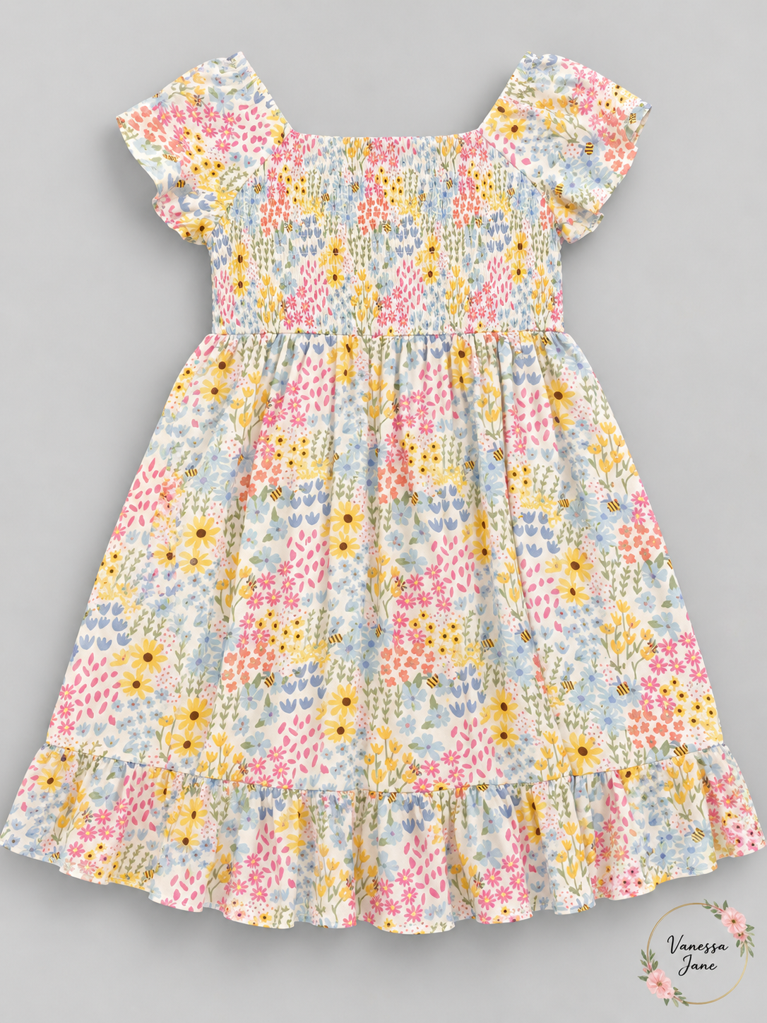 Falls Creek Girls Smocked Dresses, 2-Pack, Size 10–12
