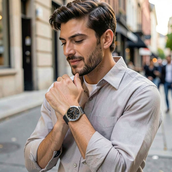 Emporio Armani Renato Quartz Black Dial Mens Watch AR11179