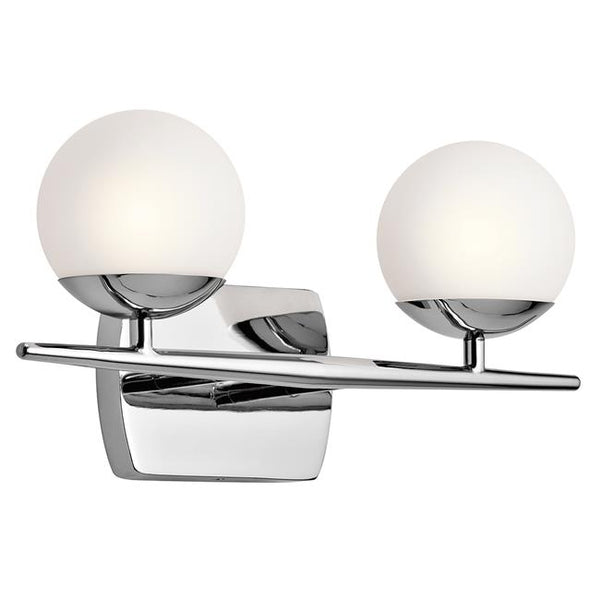 Kichler Lighting Jasper Collection 2-light Chrome Halogen Bath/Vanity Light