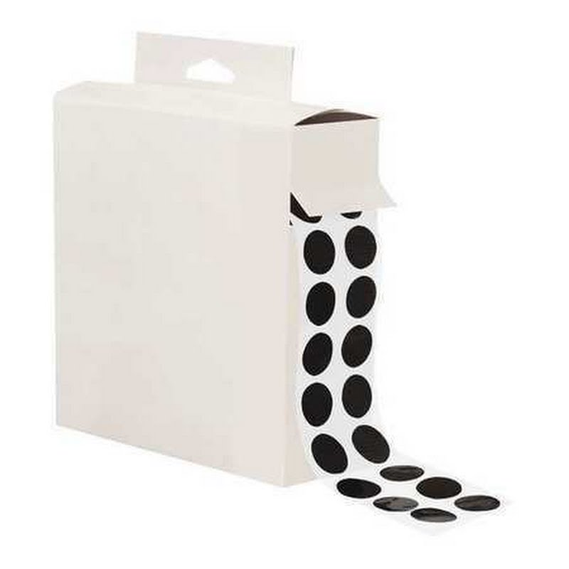 TAPE LOGIC Combo Pack, Dots, 3/4, Black, PK200