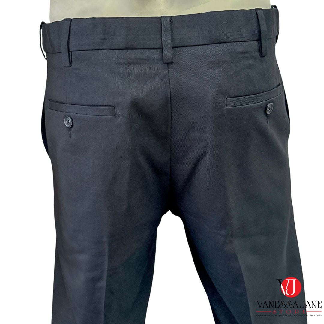 savane slim fit dress pants Savane Stretch Performance Comfort Waist Pant, Men's, Size: 34X32, 262Chinchilla