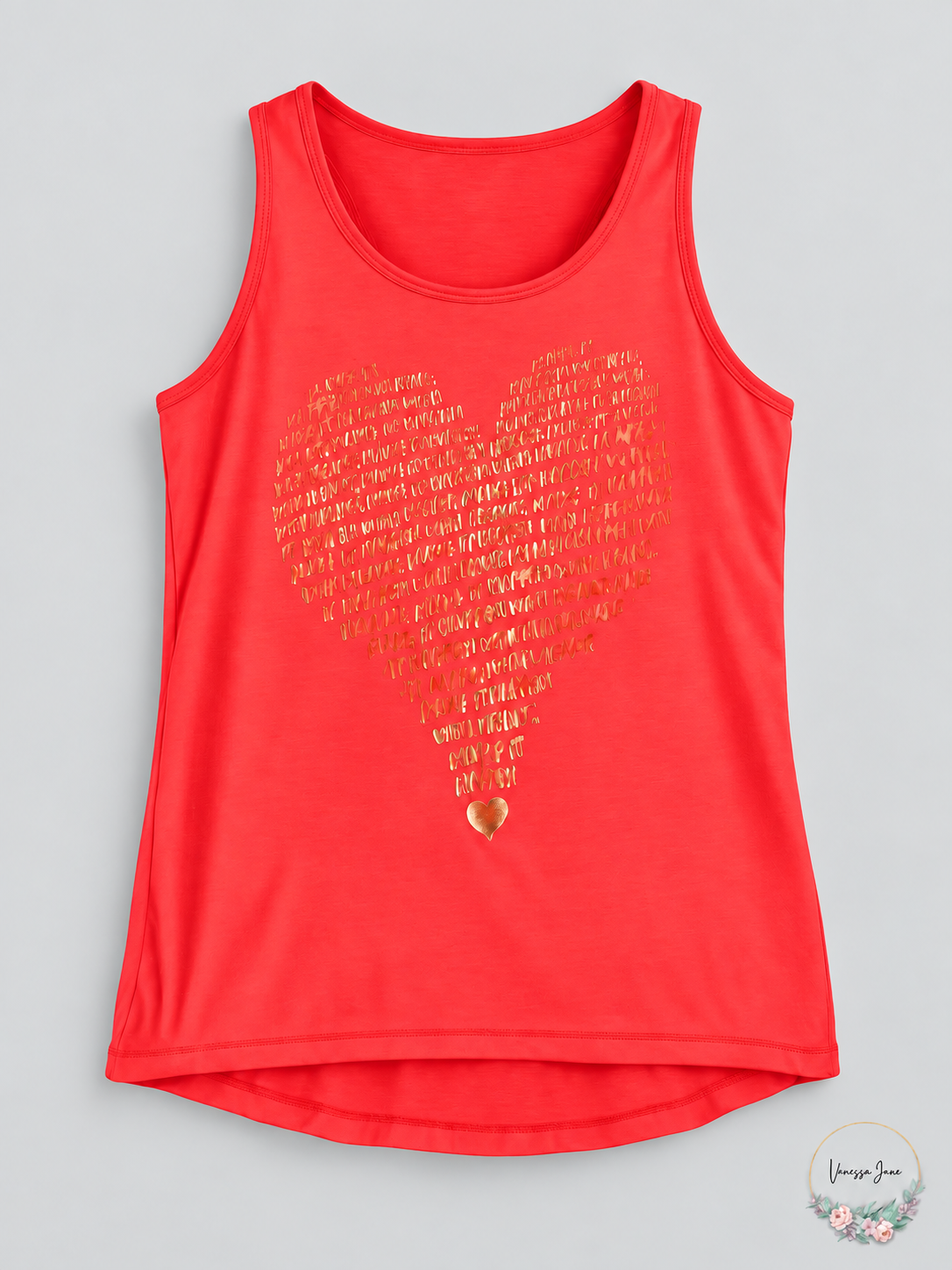 Reebok Girls Sleeveless Orange Tank Top, Size 12-14