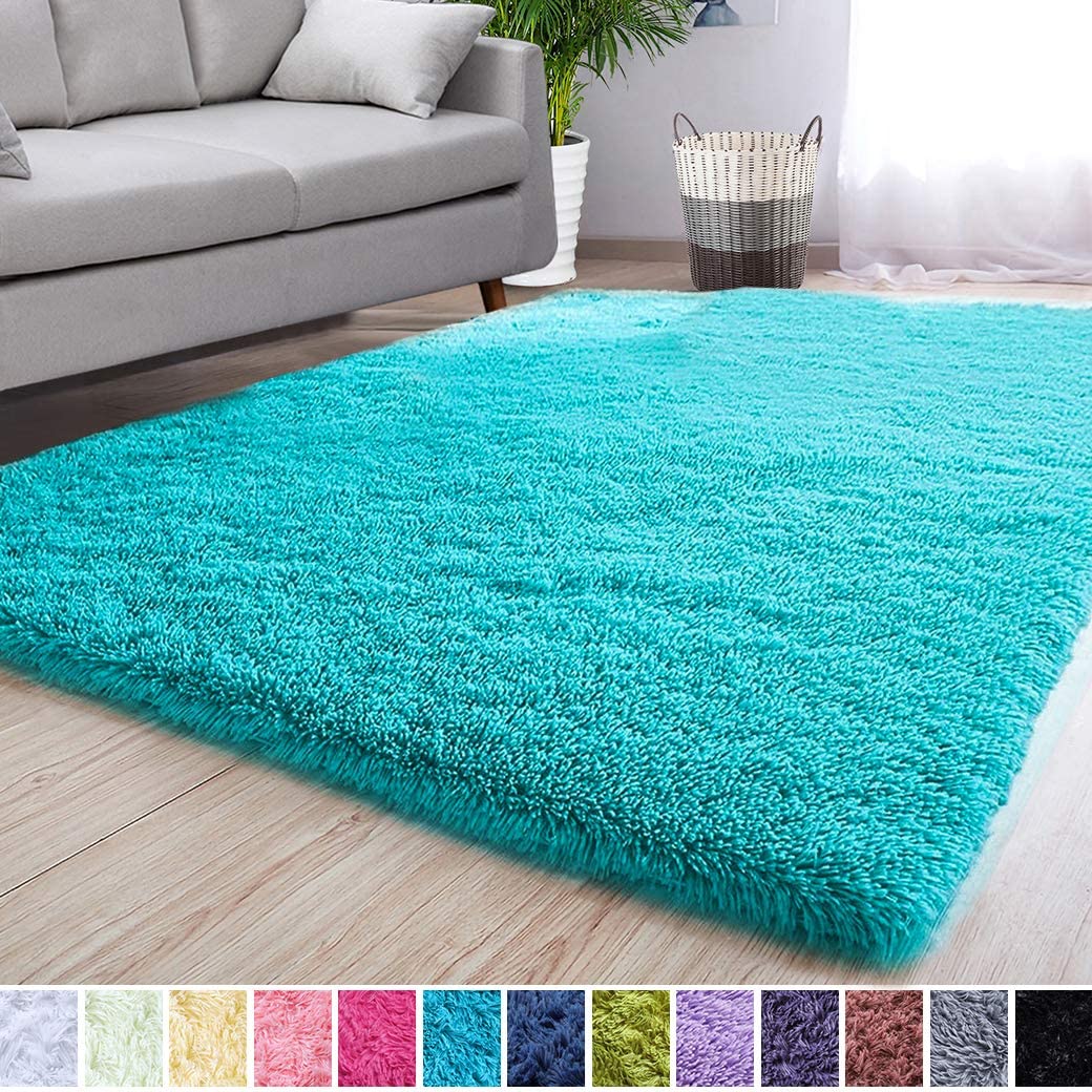 Noahas Super Soft Modern Shag Area Rug