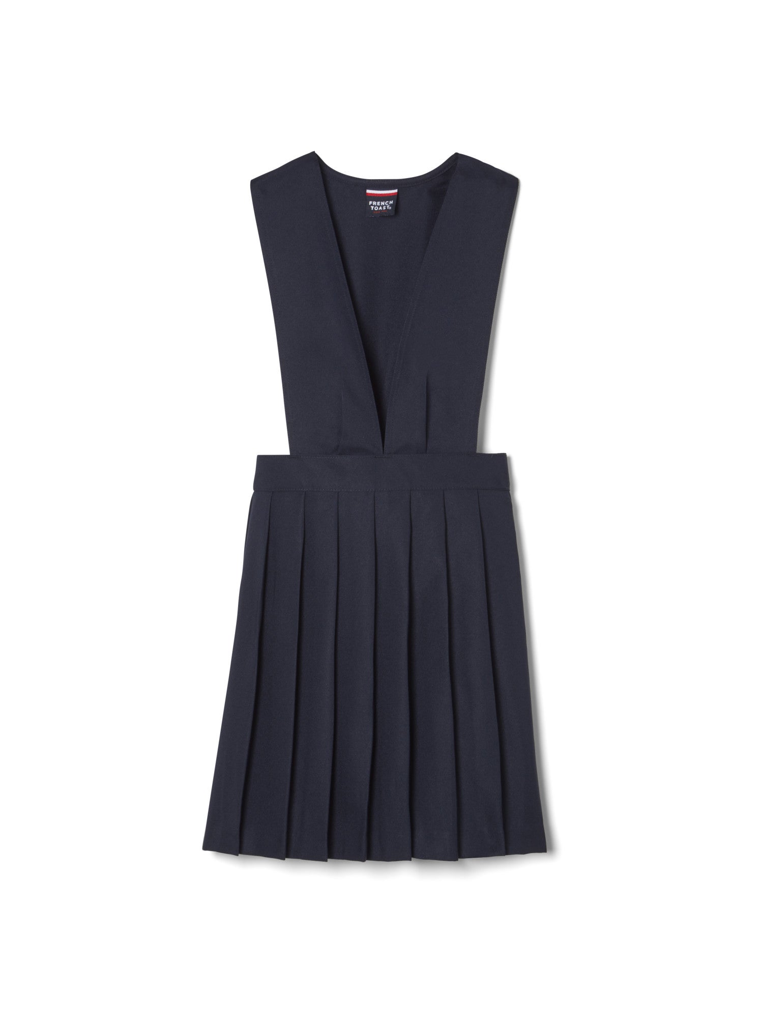 French Toast Girls V-neck Pleated Jumper, Size 12