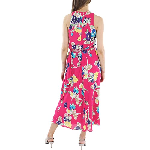 Lauren Ralph Lauren Womens Floral Halter Maxi Dress