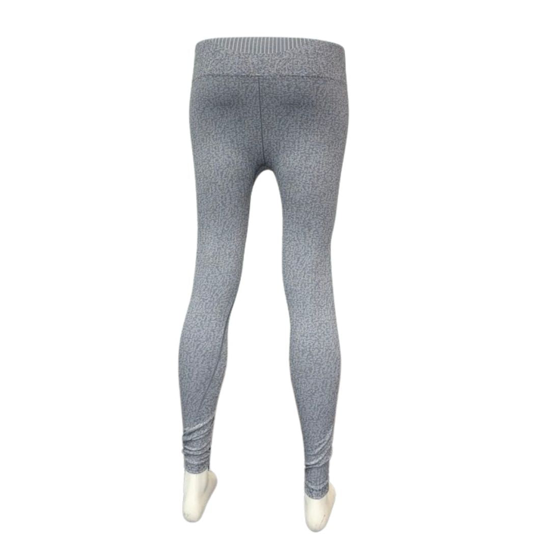 GYMSHARK Marl Seamless Leggings Light Grey Marl Womens Size Small