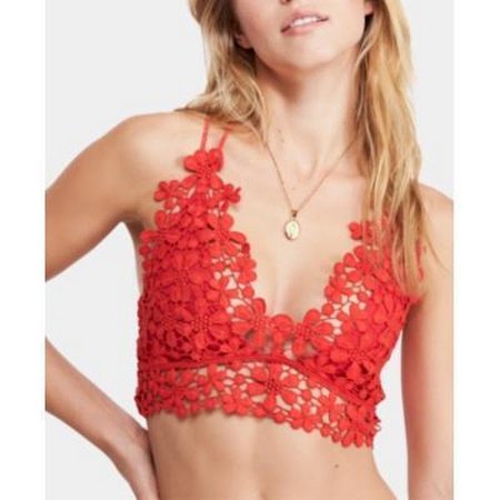 Intimately Free People Womens Lace Mesh Bralette