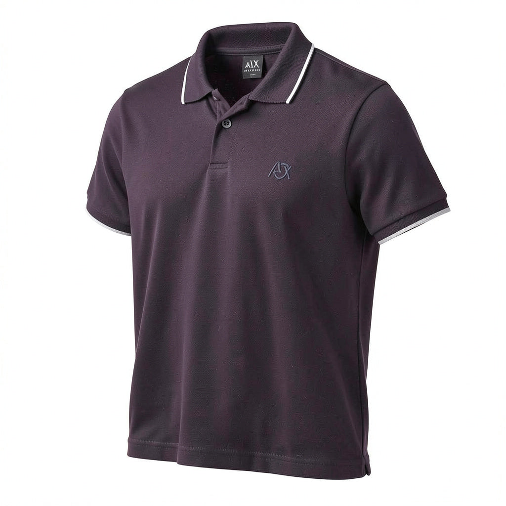 A|X Armani Exchange Mens Short Sleeve Polo Shirt, Size Small