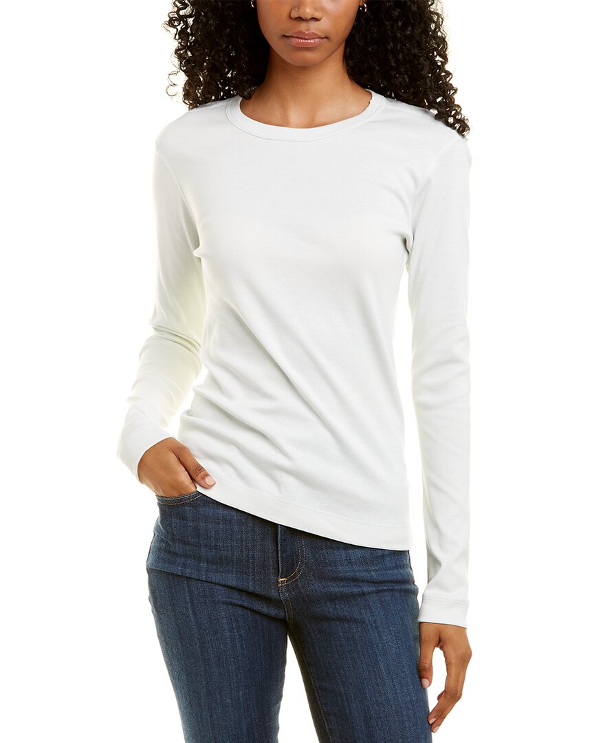 Three Dots Heritage Knit Long Sleeve Crew Neck