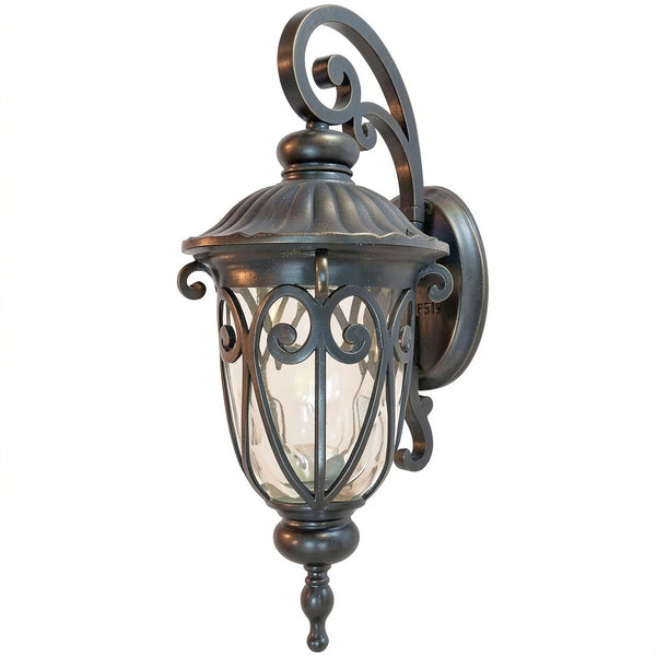 Yosemite Home Decor Viviana Oil-Rubbed Bronze FL519 Outdoor Wall Sconce