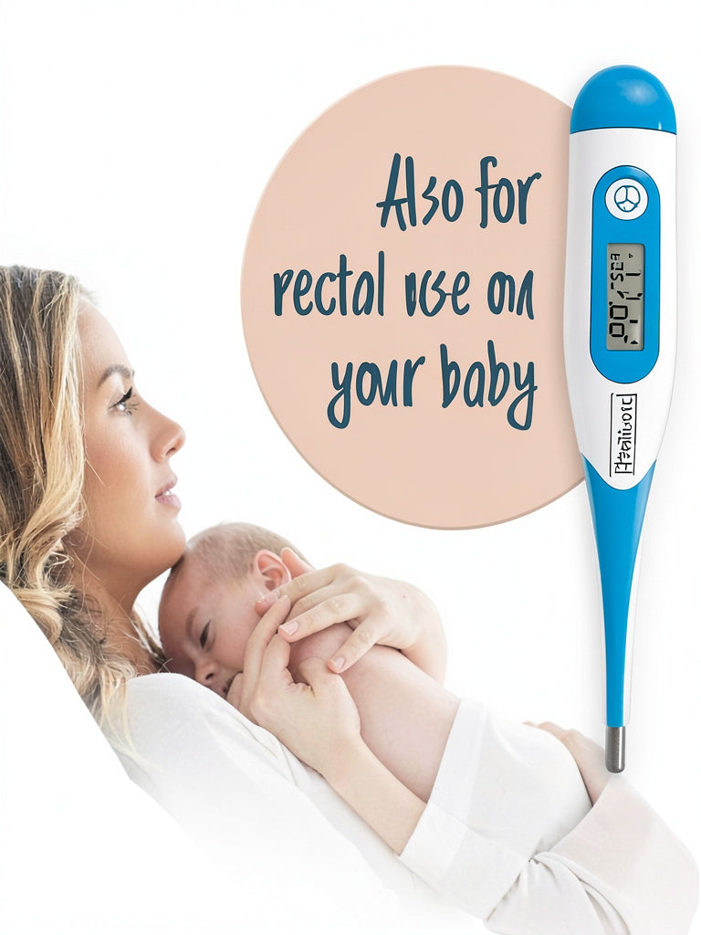 iProven Oral Thermometer for Fever - Adult Fever Thermometer - Readings in 10-2