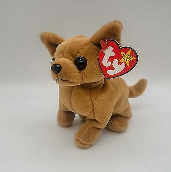 Ty Beanie Babies Tiny Dog 1998 P.V.C. Pellets With Tag 9 Errors