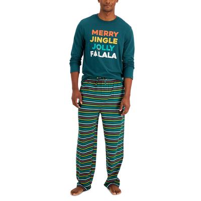 Family Pajamas Mens Merry Jingle Pajama Top, Size Small