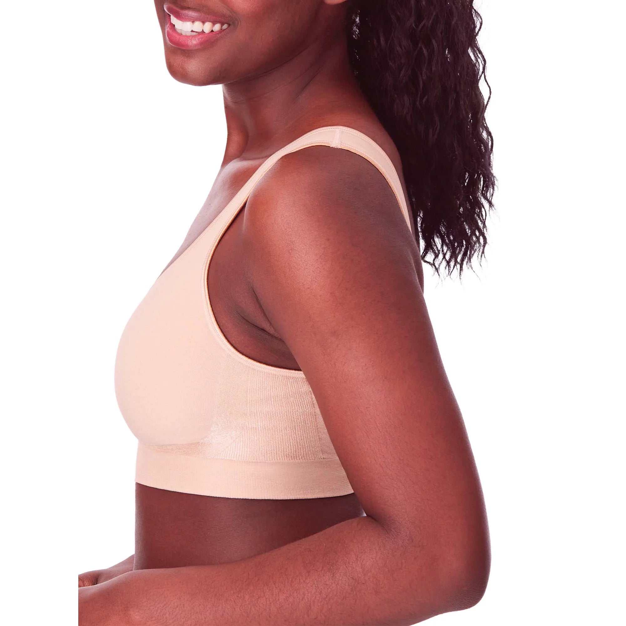 Bali Comfort Revolution ComfortFlex Fit Seamless 2-ply Wireless Bra 3484 - Light