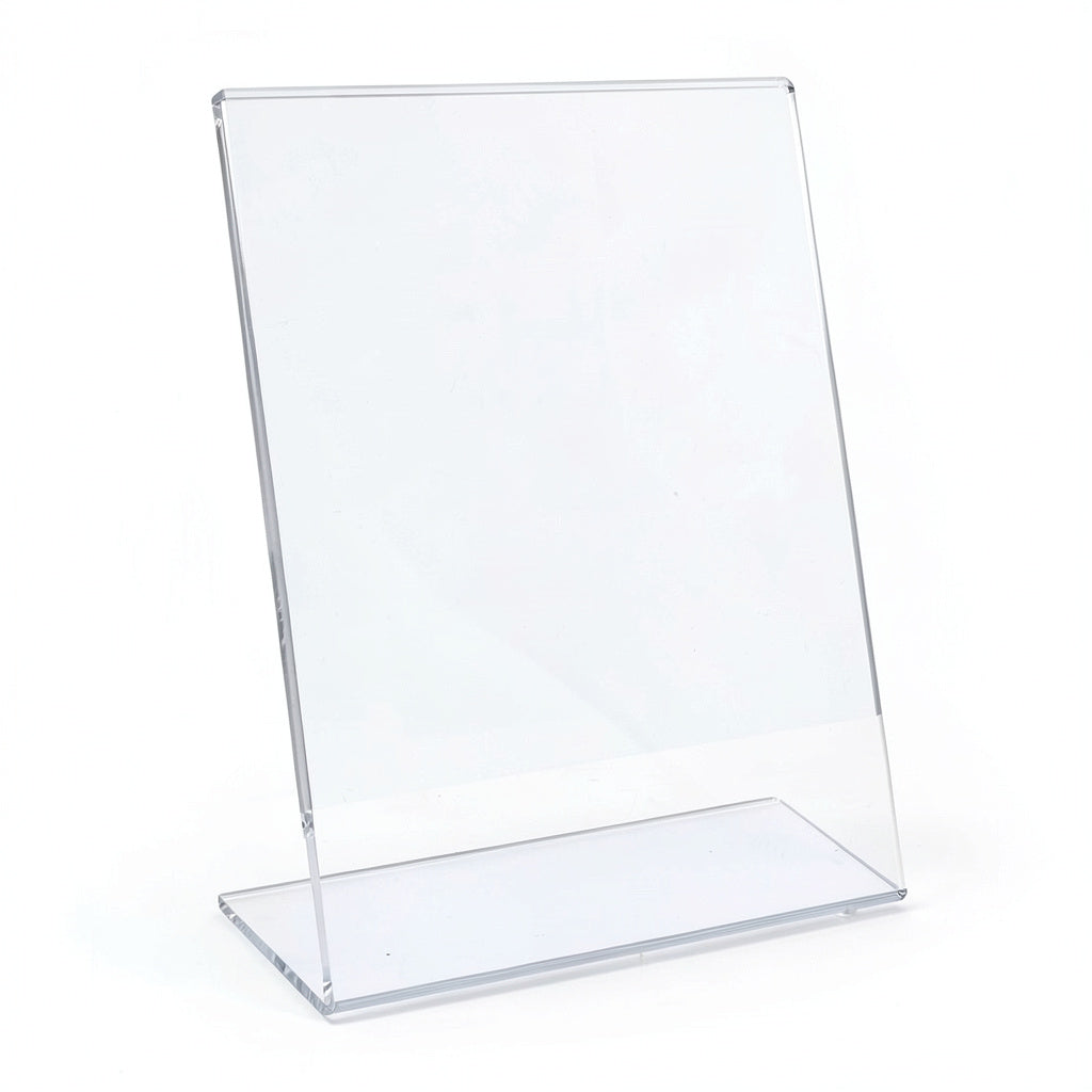 Azar Displays 112716, L Shaped Acrylic Sign HLR, 7W X 11H, 10pk