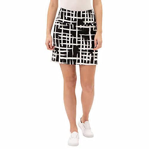 SCandCO Womens Comfortable Stretch Double Wraparound Skort