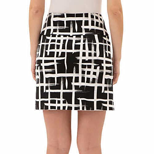 SCandCO Womens Comfortable Stretch Double Wraparound Skort