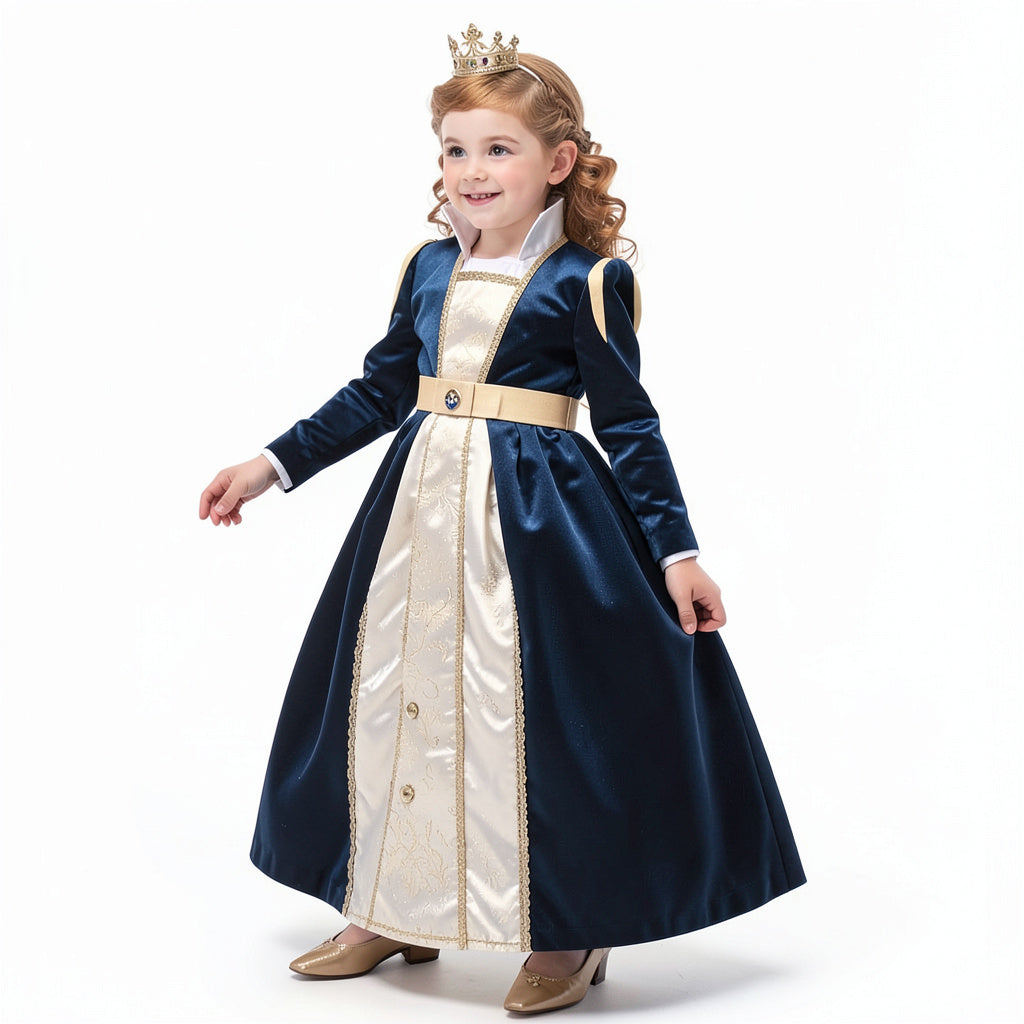 Forum Novelties Girls Royal Navy Princess Costume, Size Small