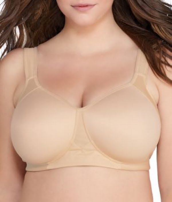 Vanity Fair Full-Figure Wireless Sports Bra 71500 - Damask Neutral