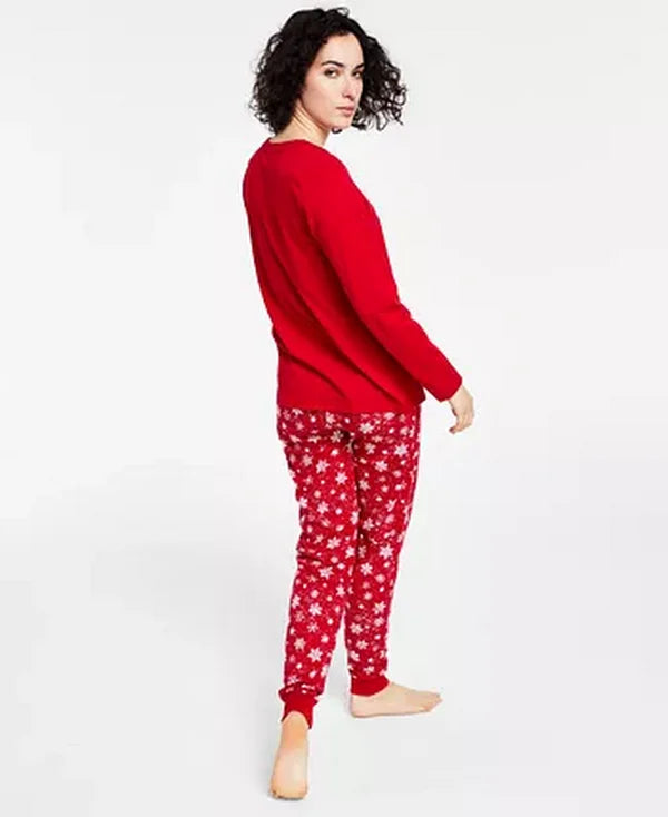 Family Pajamas Womens Snowflake Mix It Set