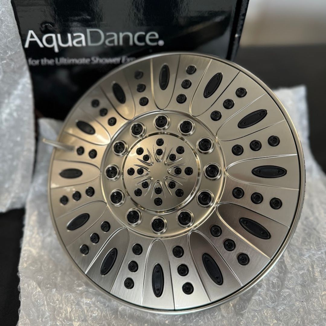 AquaDance High-Pressure 48-Setting Shower Head Combo with Extra-long 6 Foot Hose