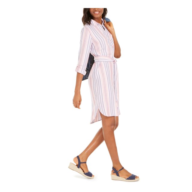 Tommy Hilfiger Striped Shirtdress, Size 4