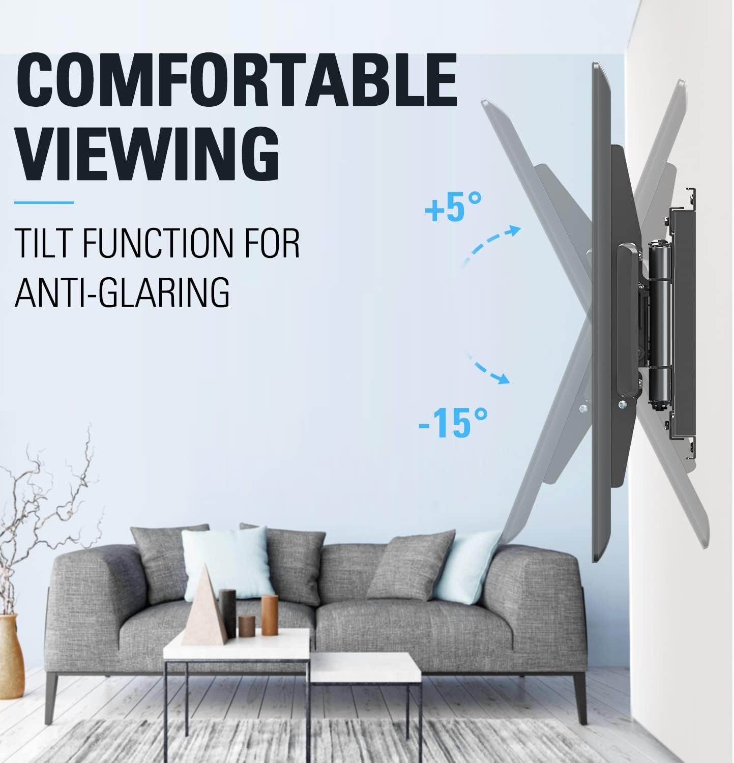 Mounting Dream Sliding TV Wall Mount for 42-86in TVs