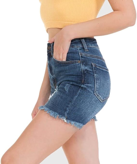 Wax Jean Vintage Girls Wax Jean Shorts Butt I Love You, Medium