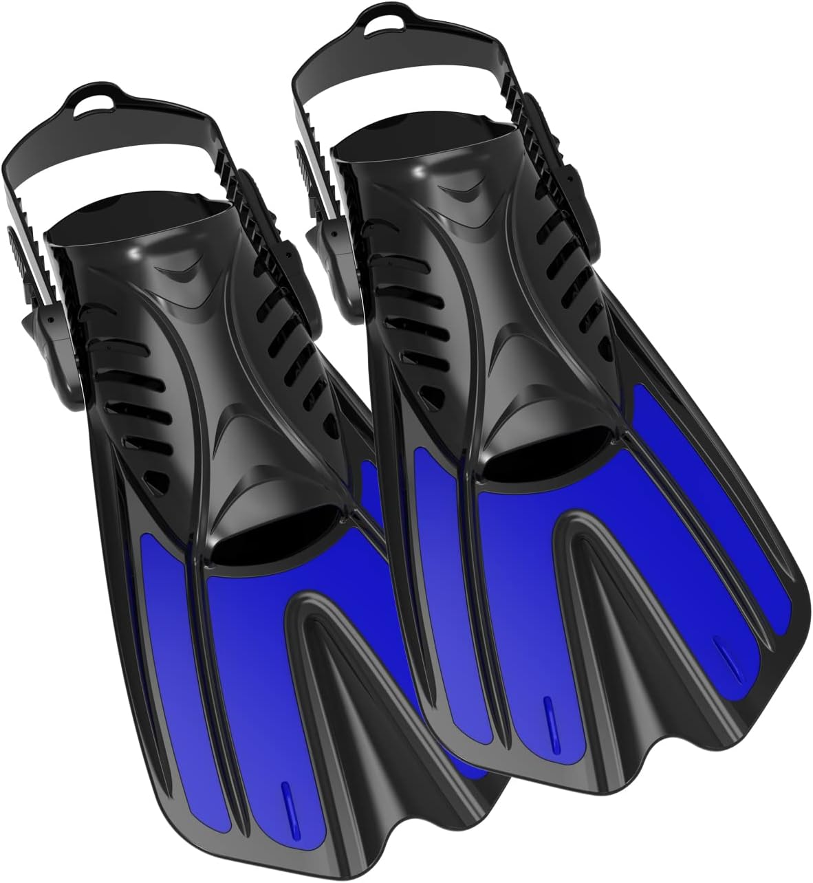 Diving fins Snorkeling Gear for Adults Snorkel fins Swim fins Open, Adjustable, Men, Si