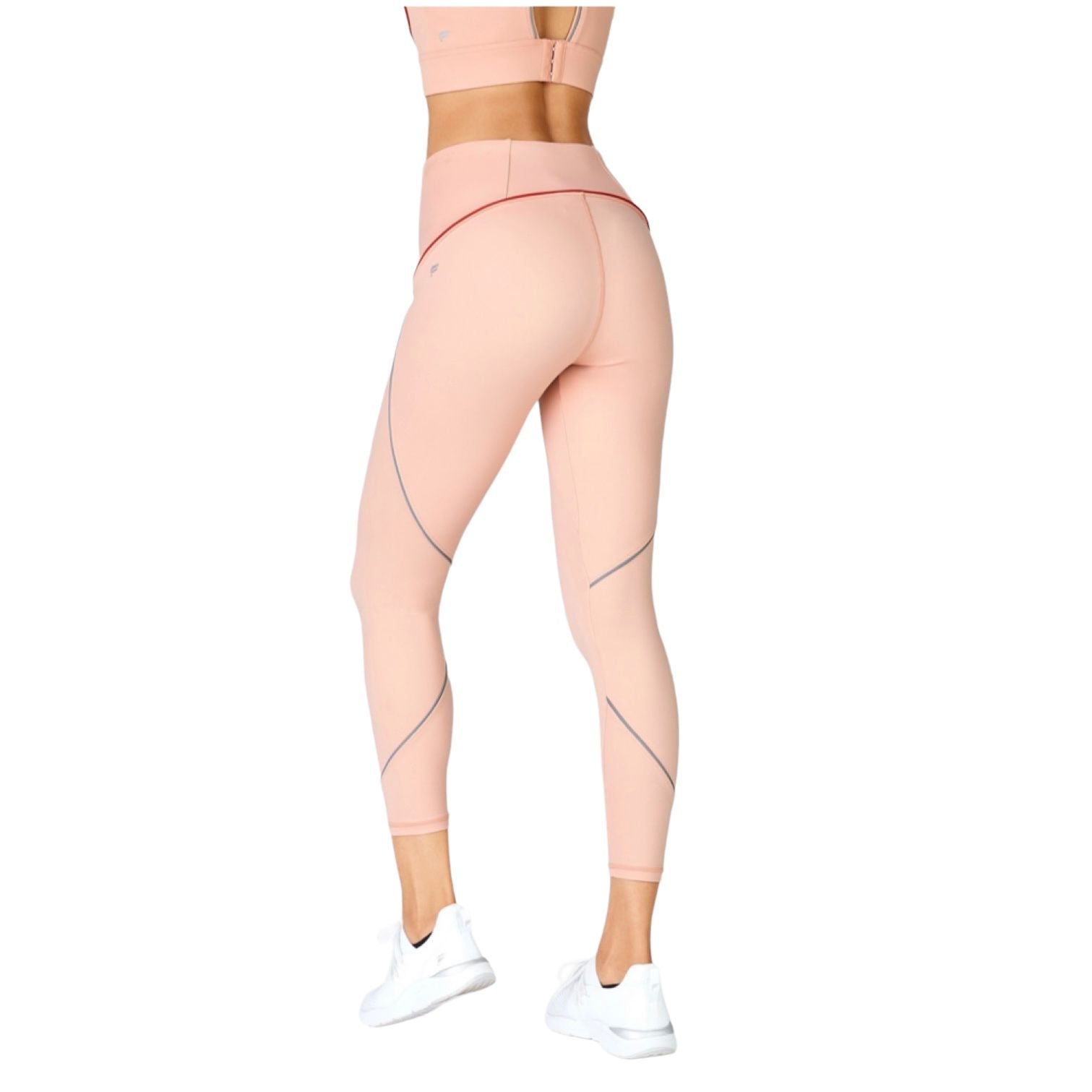 Fabletics High-Waisted Motion365® Reflective 7/8 Sandalwood Size Small