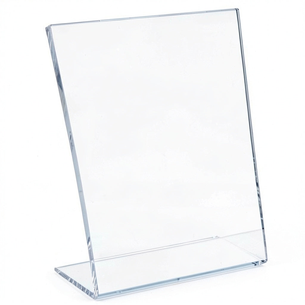 Azar Displays 112716, L Shaped Acrylic Sign HLR, 7W X 11H, 10pk