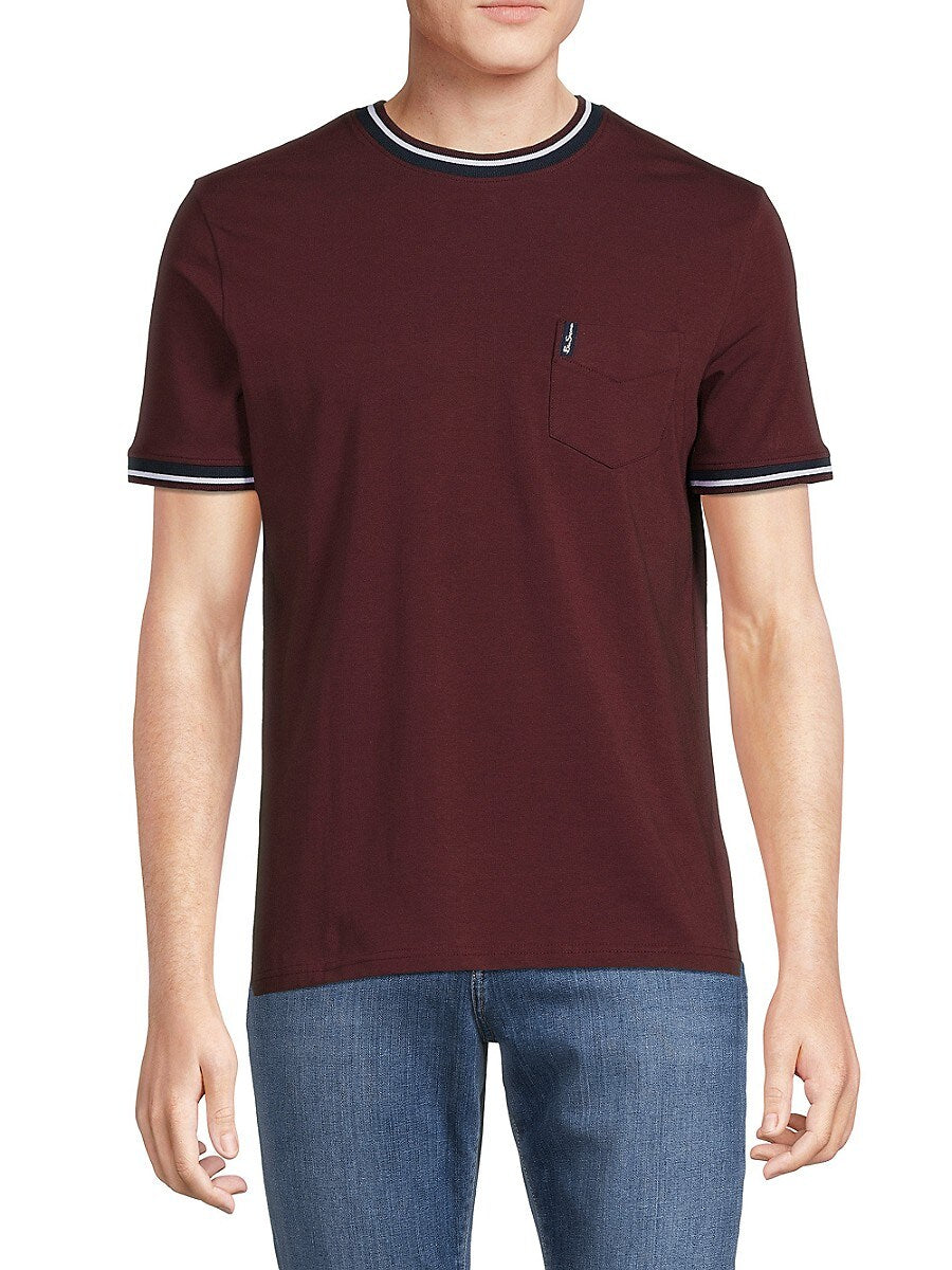 Ben Sherman Mens Contrast Trim T-Shirt