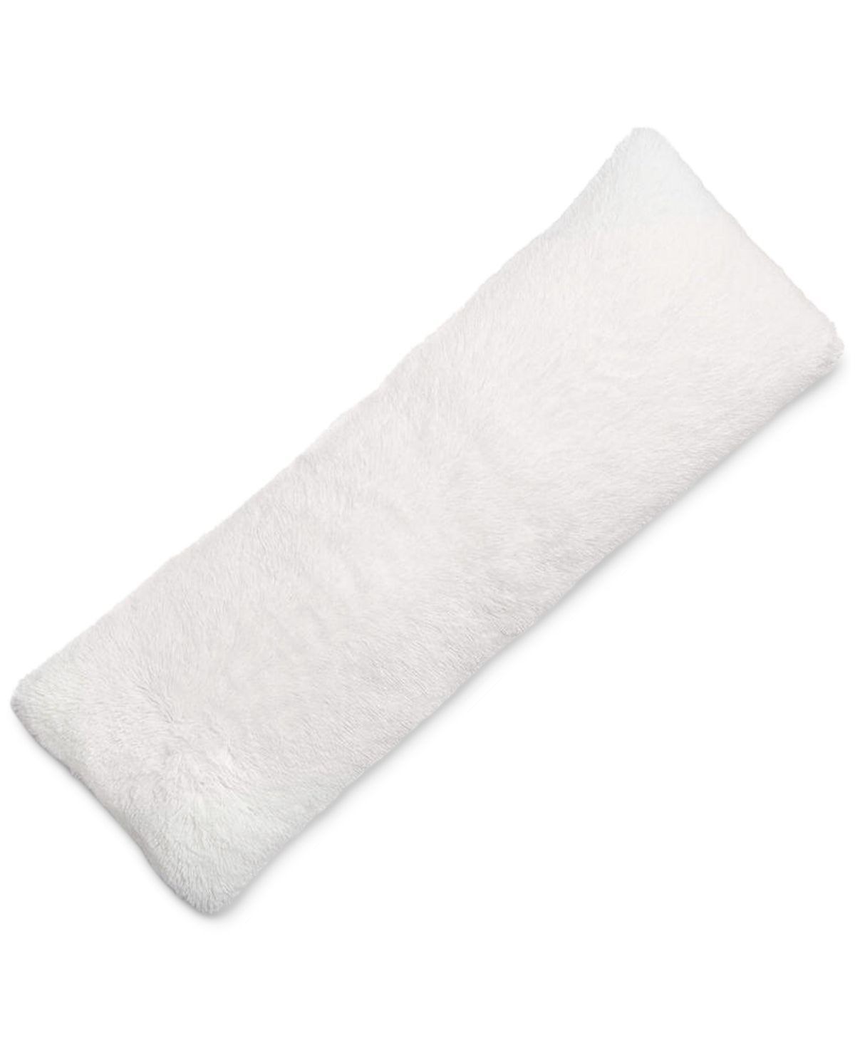 Home Design Shaggy Faux-Fur Body Pillow