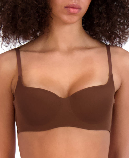 Steve Madden Womens Mesh Balconette Bra SM11851 - Tiramisu