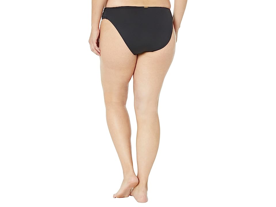 Lauren Ralph Lauren Womens Shirred Side Tab Hipster Swim Bottom, size 10