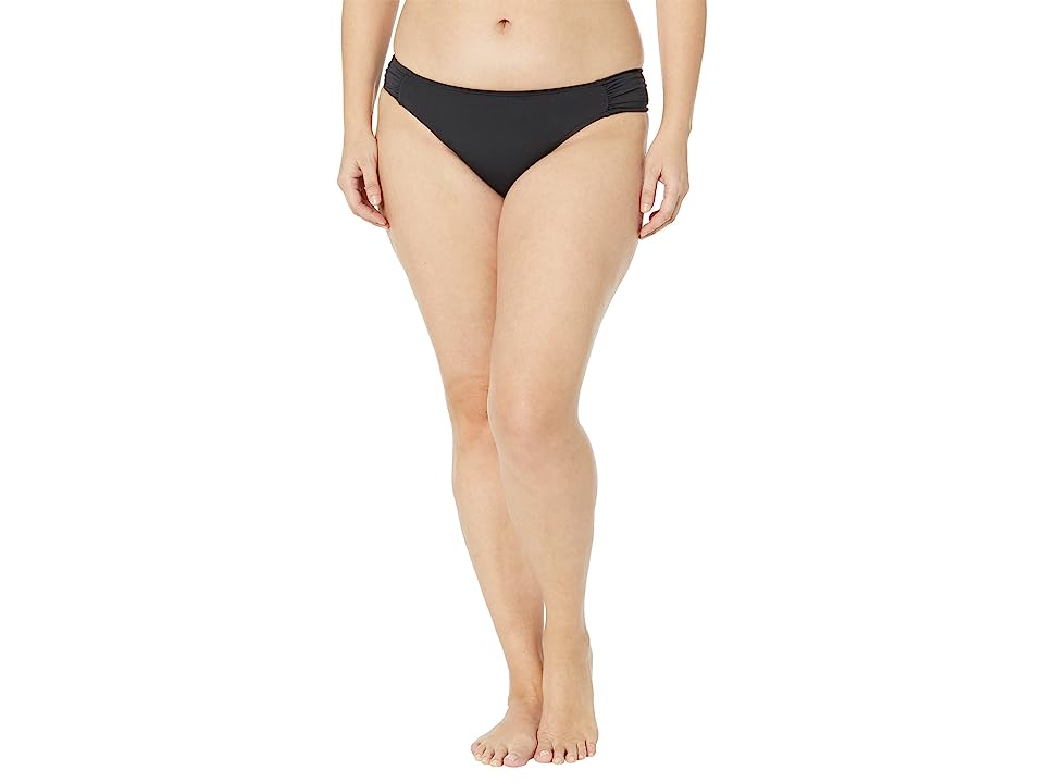 Lauren Ralph Lauren Womens Shirred Side Tab Hipster Swim Bottom, size 10