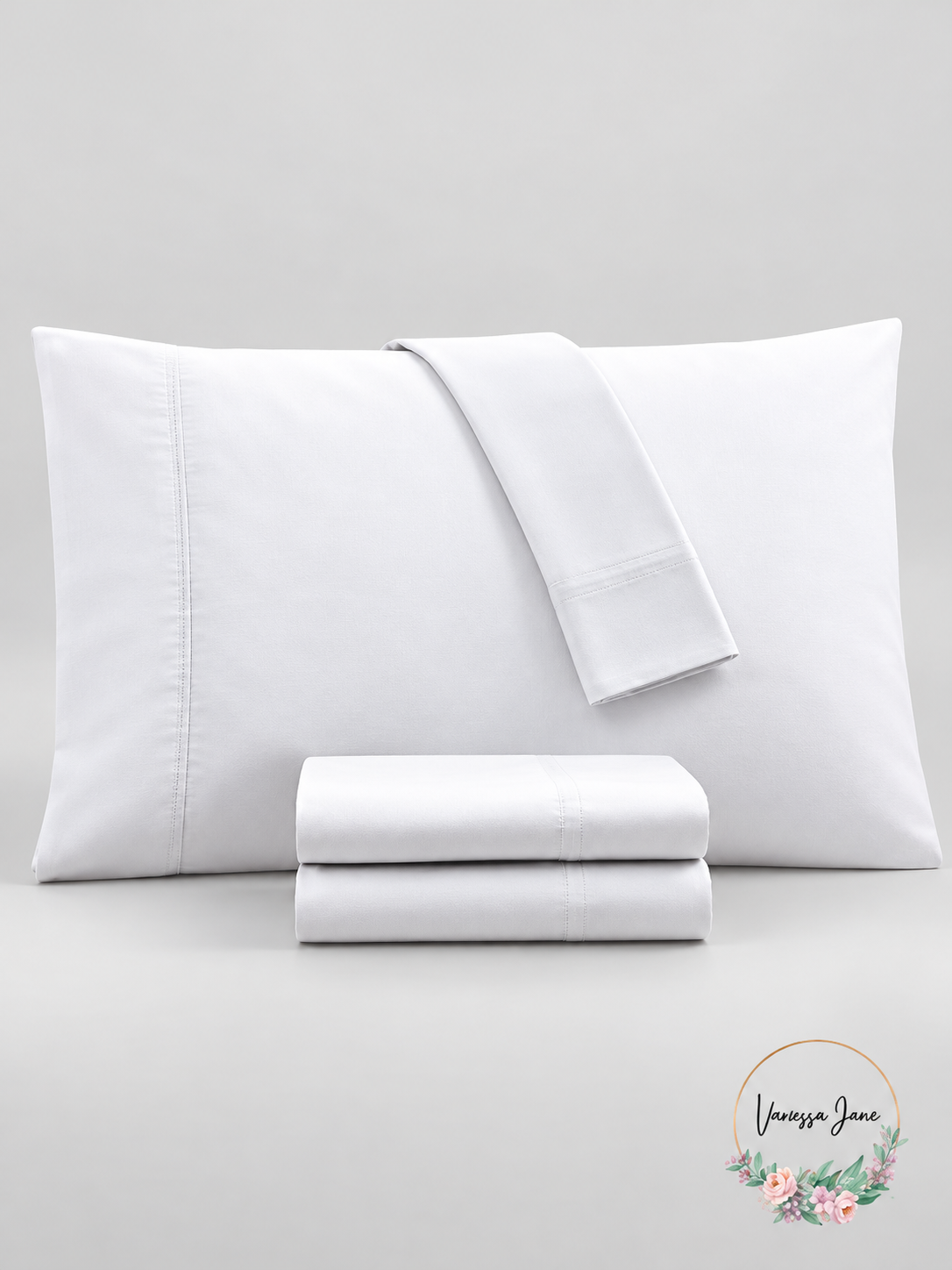 Kensington Garden Somerset Supima Cotton Sheet Set, California King, White