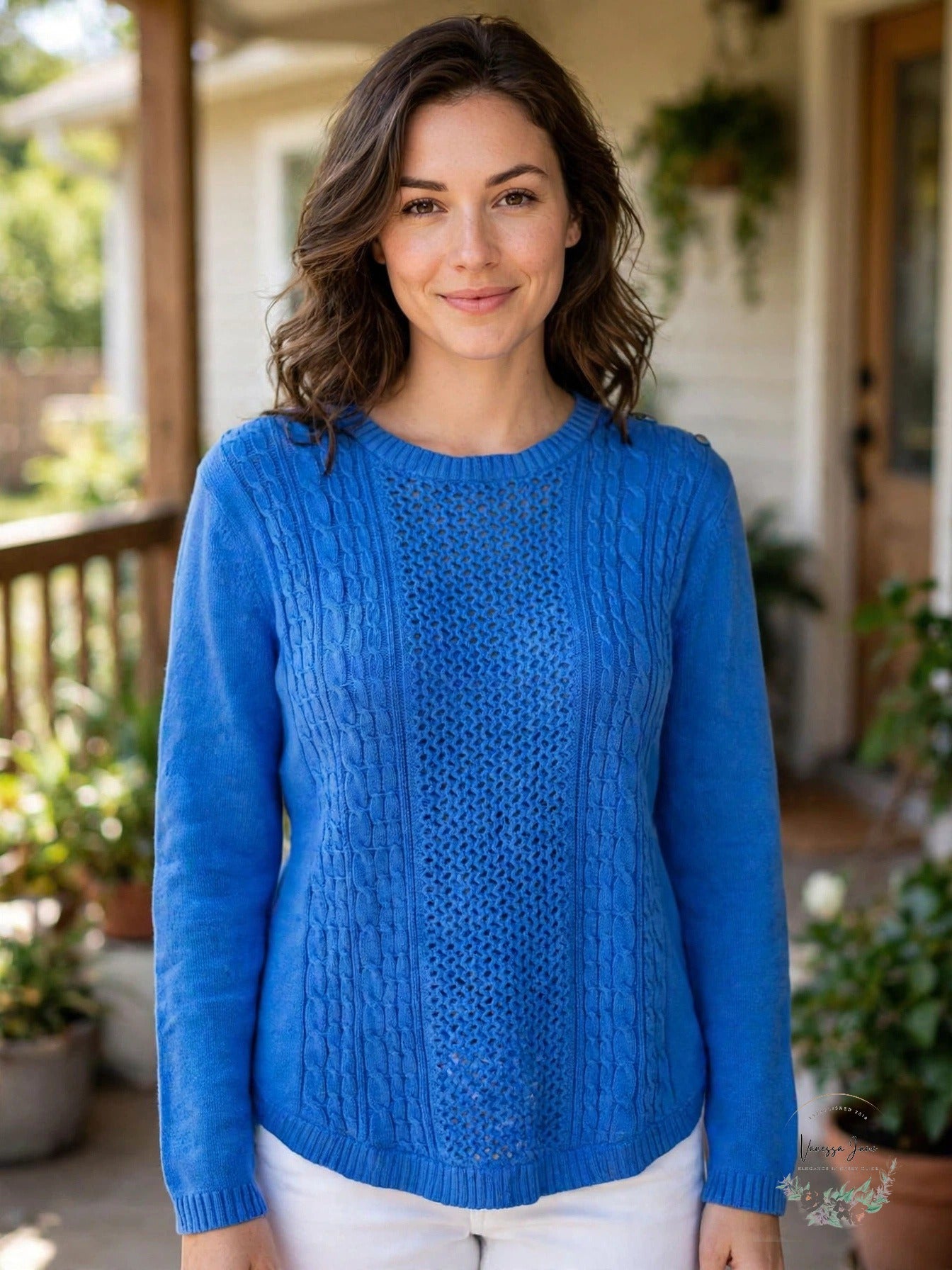 Charter Club Petite Cable-Knit Sweater