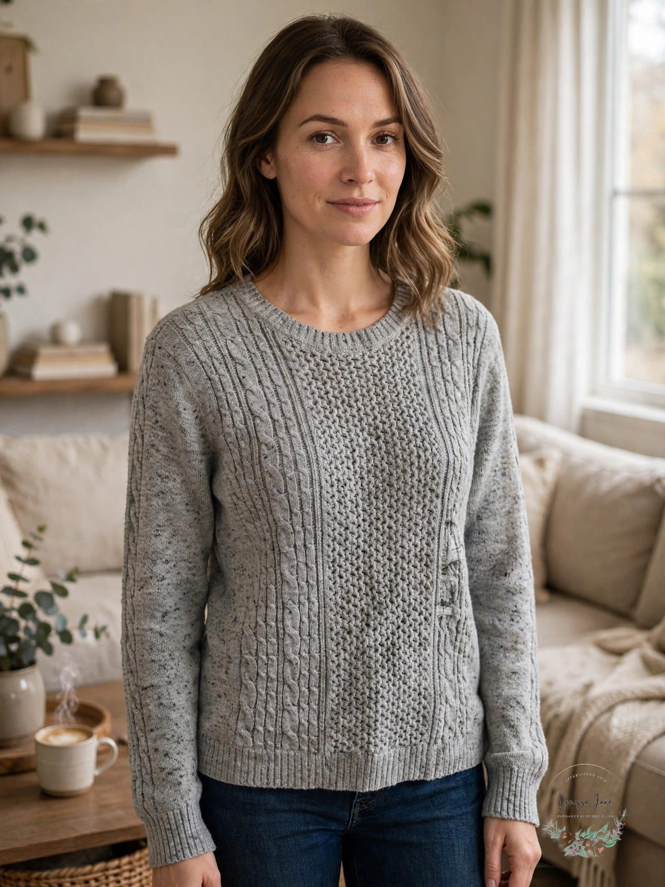 Charter Club Petite Cable-Knit Sweater