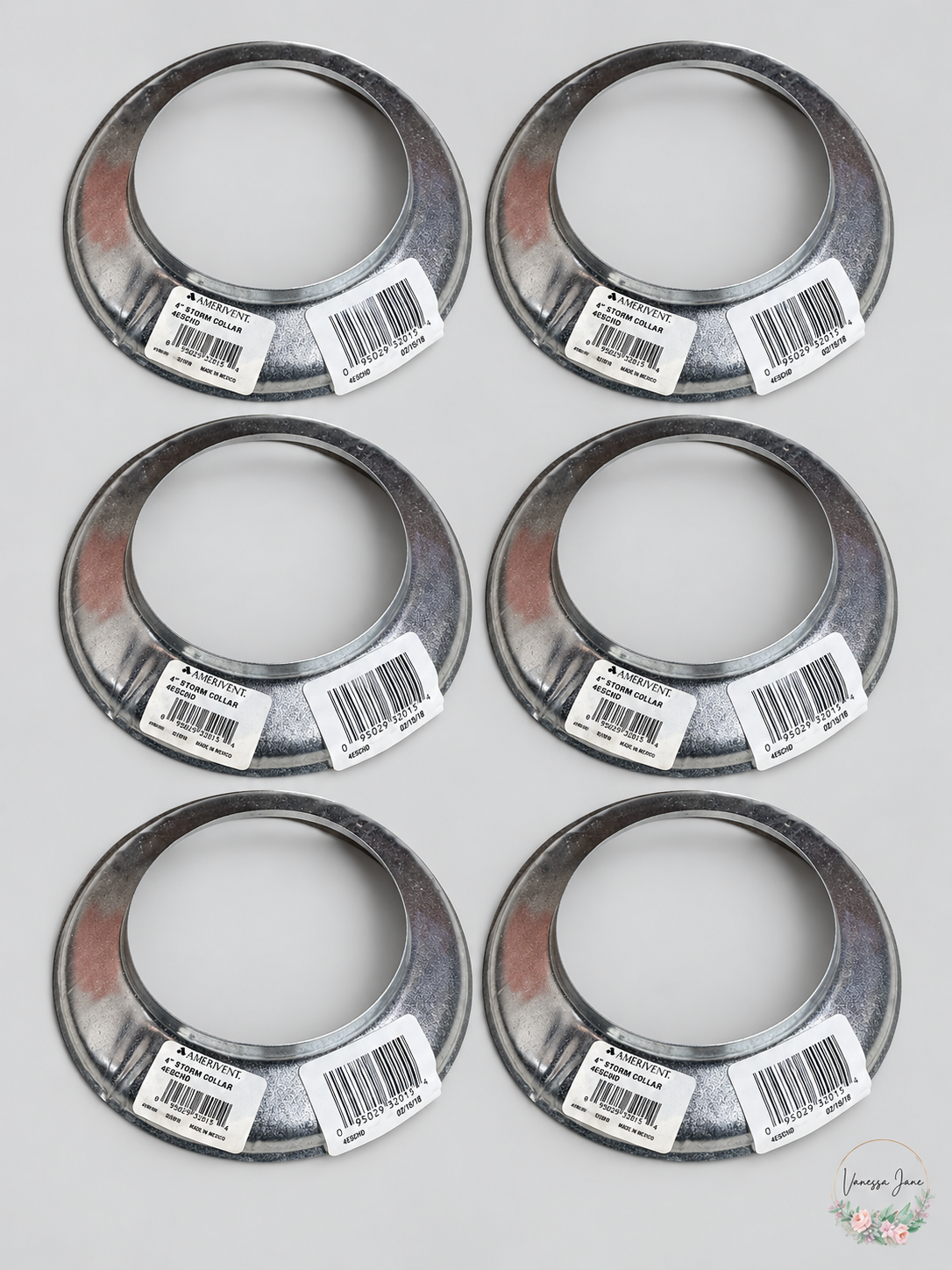 AmeriVent 4-Inch Storm Collars 4ESCHD – Pack of 6 stock