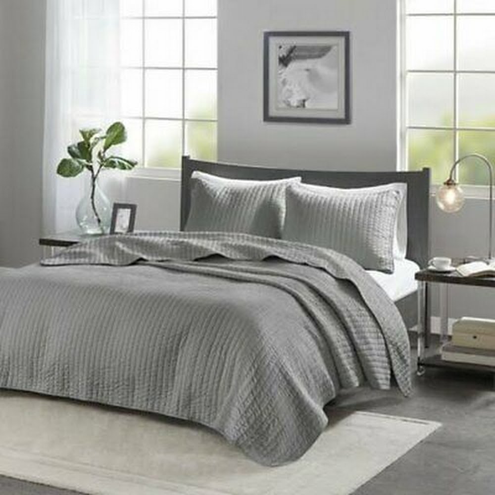 Madison Park Keaton 3-Piece King/Cal King Quilted Coverlet Set