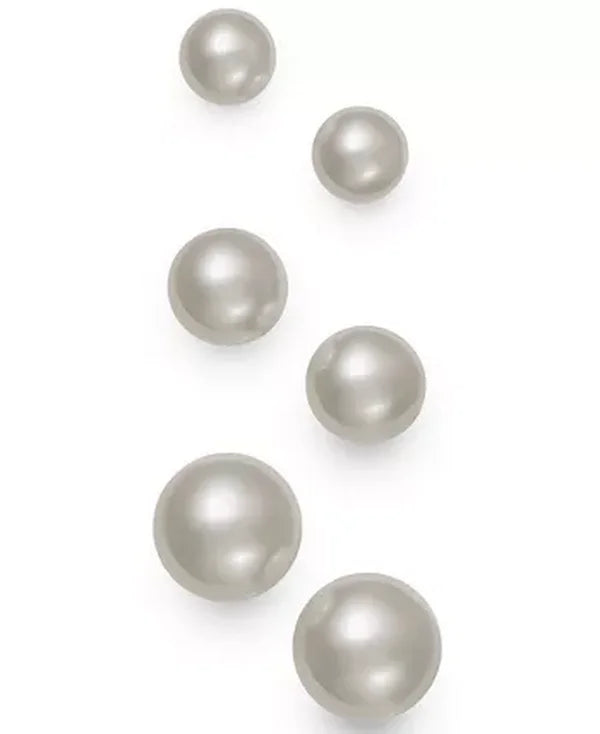 Giani Bernini 3-Pc. Set Cultured Freshwater Pearl (5, 7, 9mm) Stud Earrings