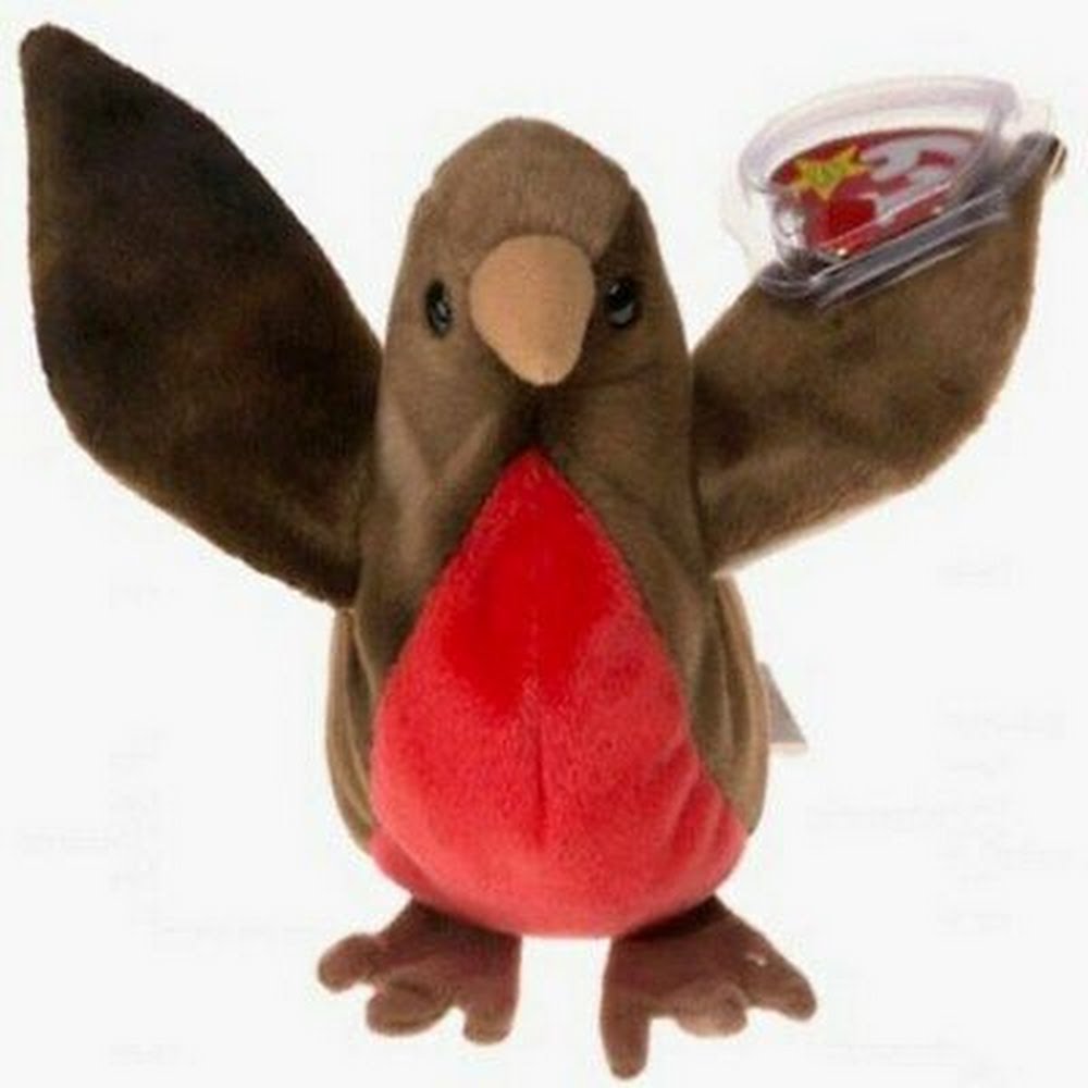 TY Beanie Baby 1997 Early the Robin w/ Errors Rare