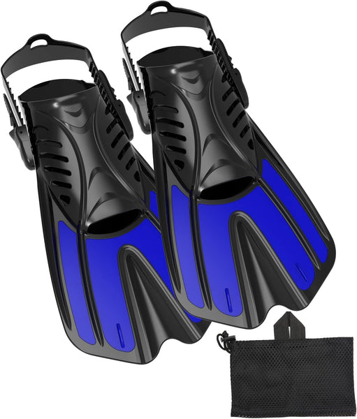 Diving fins Snorkeling Gear for Adults Snorkel fins Swim fins Open, Adjustable, Men, Si