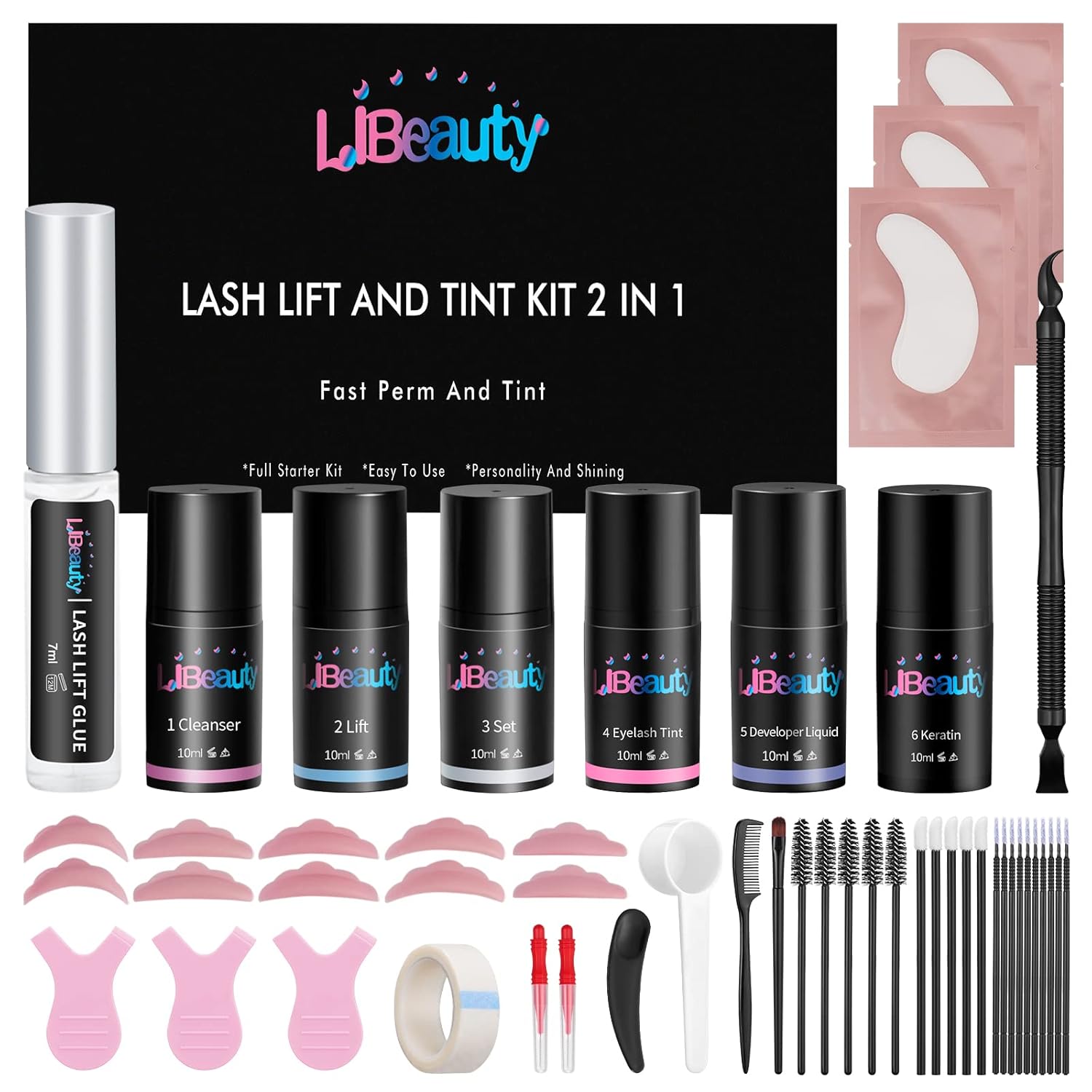 Libeauty Eyelash Lift and Color Kit Brow Lamination Kit