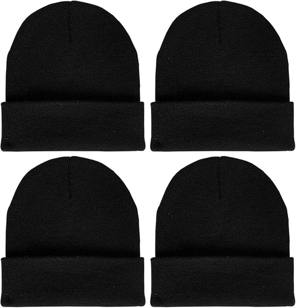 4 Pack Winter Ski Beanie Hat for Men＆Women