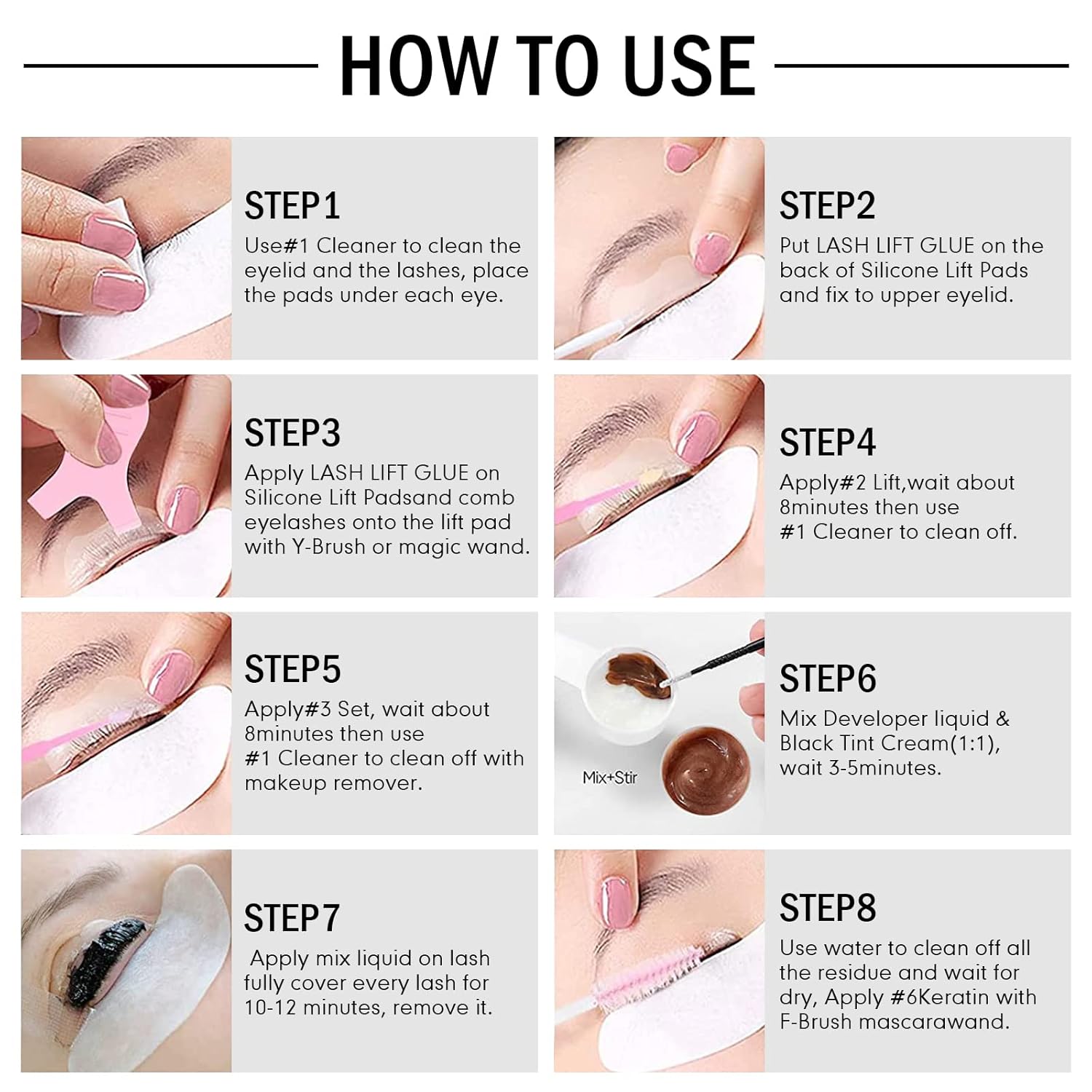 Libeauty Eyelash Lift and Color Kit Brow Lamination Kit