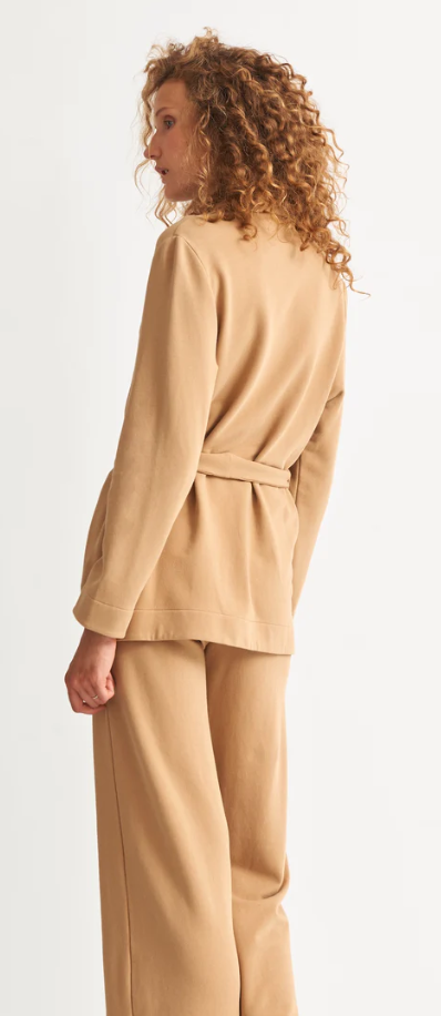 Skin Elenora Belted Knit Blazer